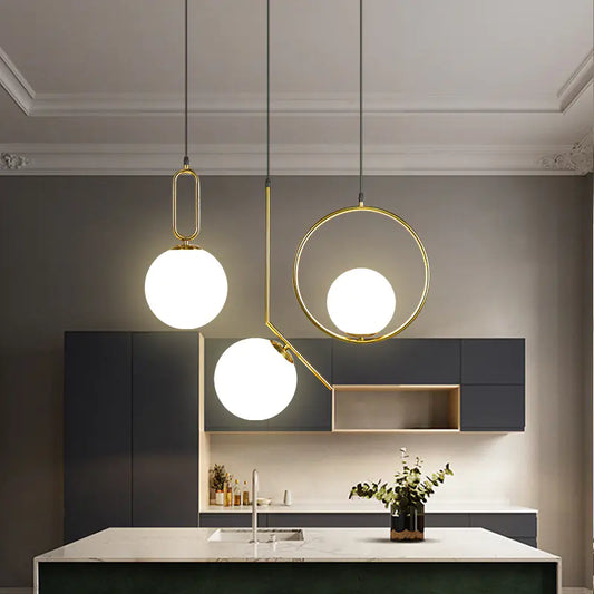 Lampada a sospensione minimalista in stile nordico