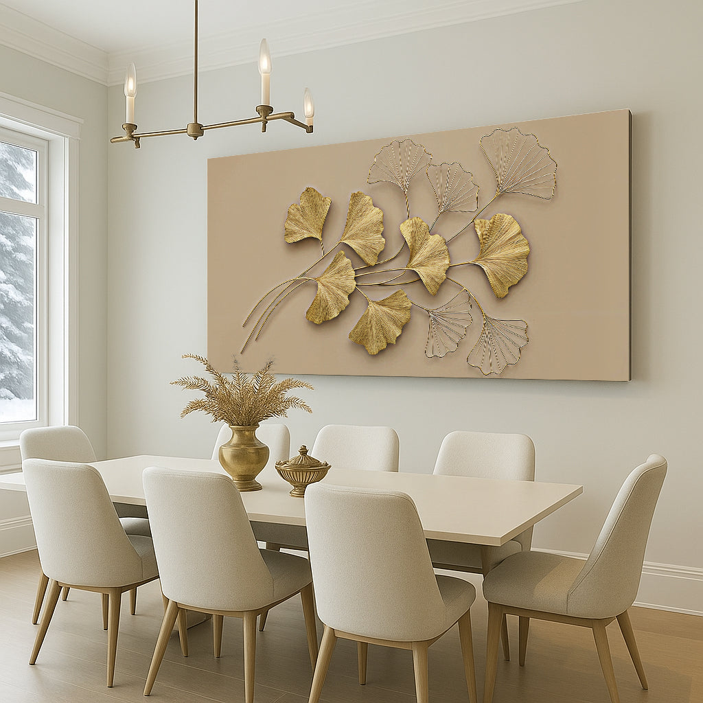 Golden Botanical Wall Art-1