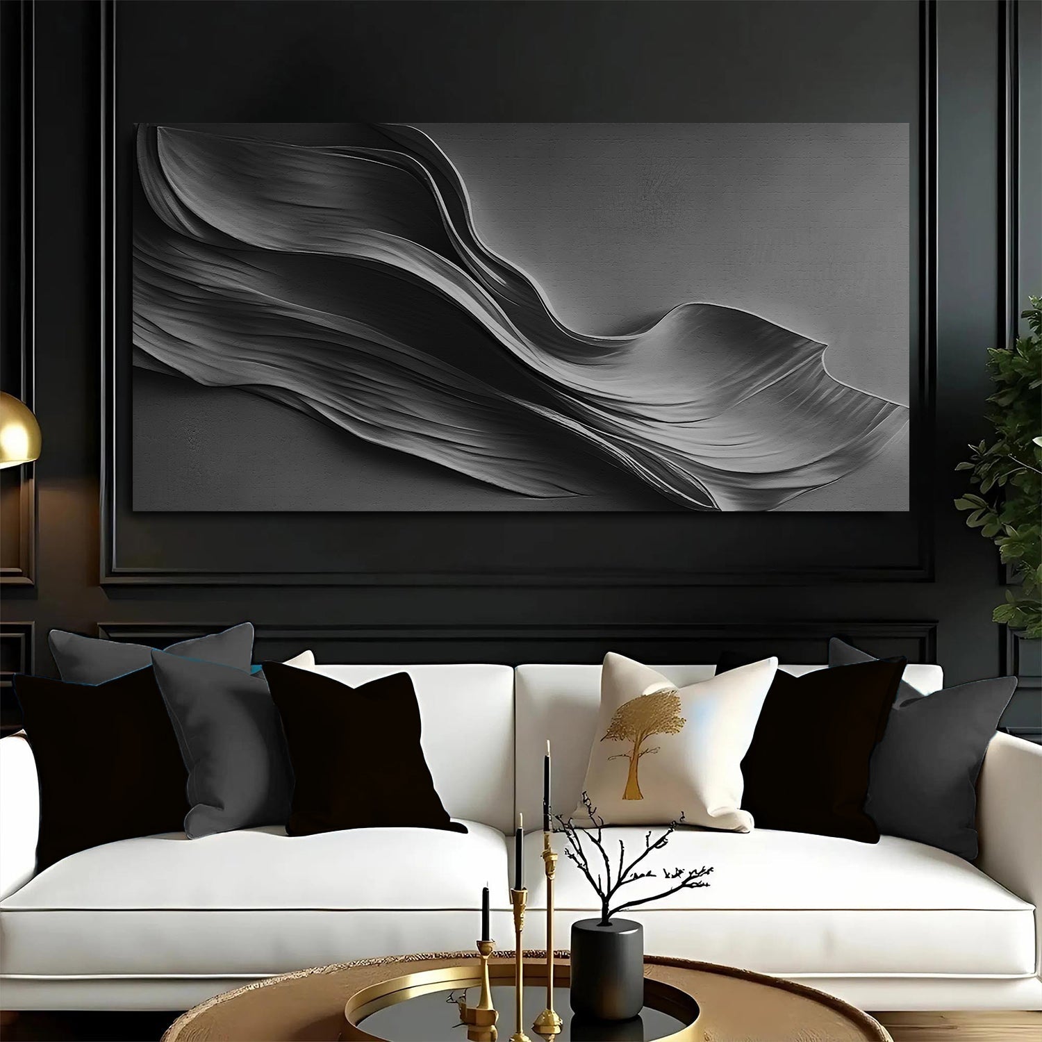 Black Minimalist Wall Art-1