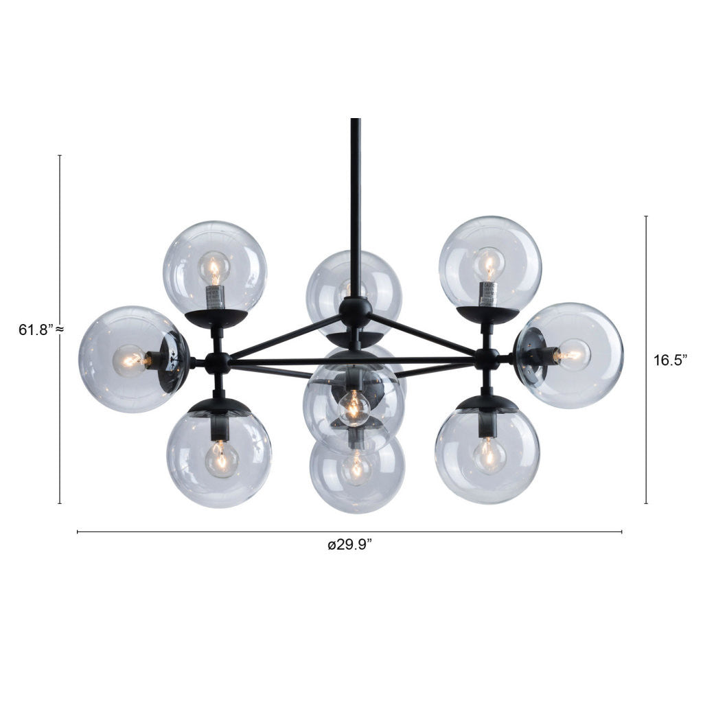 Abundant Ceiling Lamp Black-7