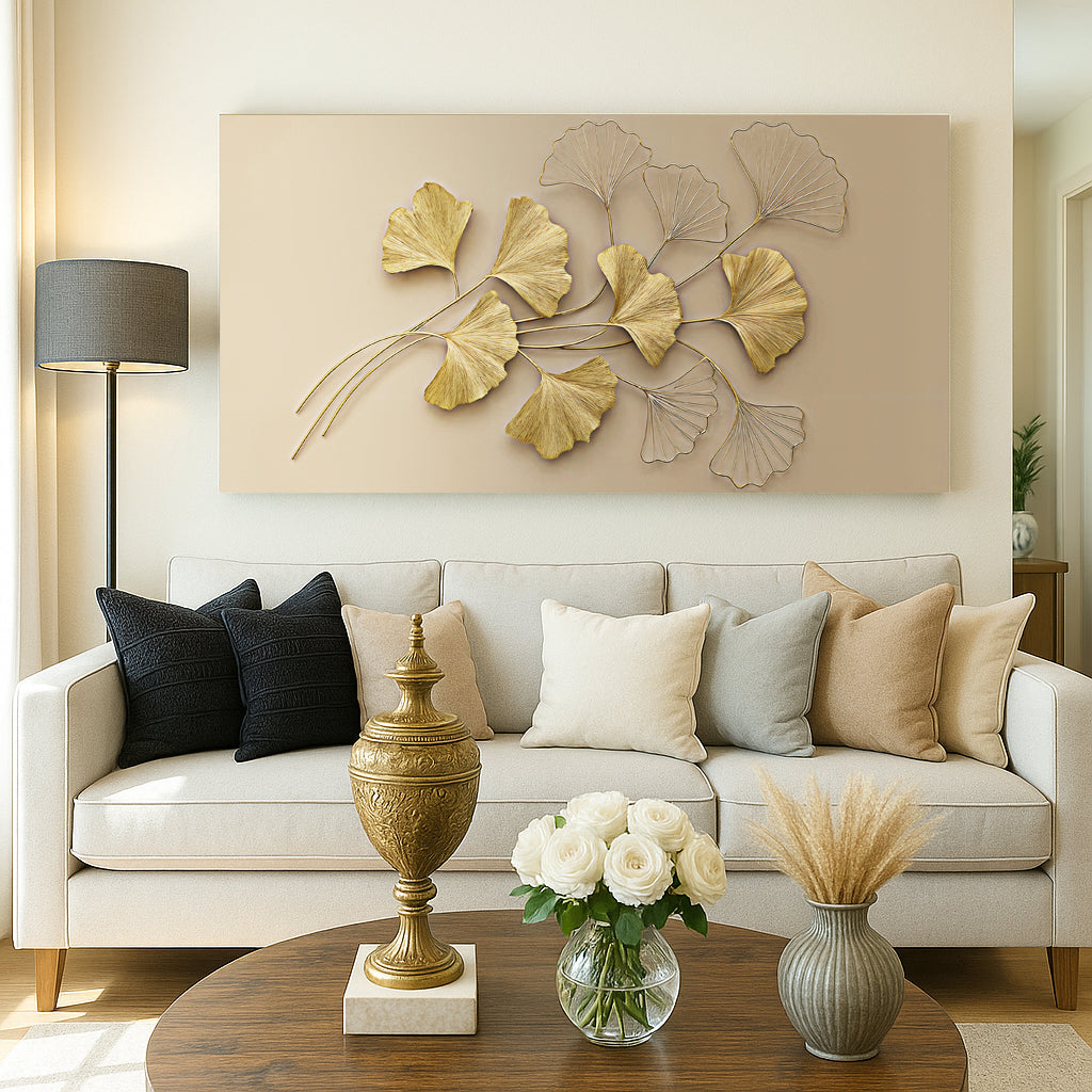Golden Botanical Wall Art-2