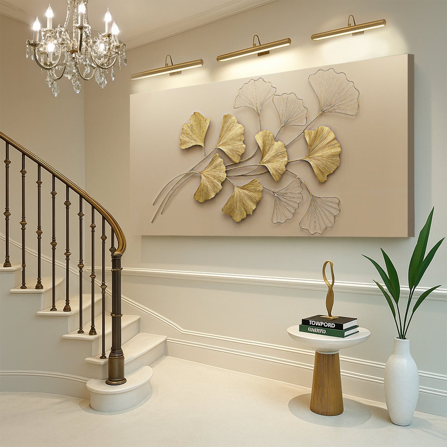 Golden Botanical Wall Art-4
