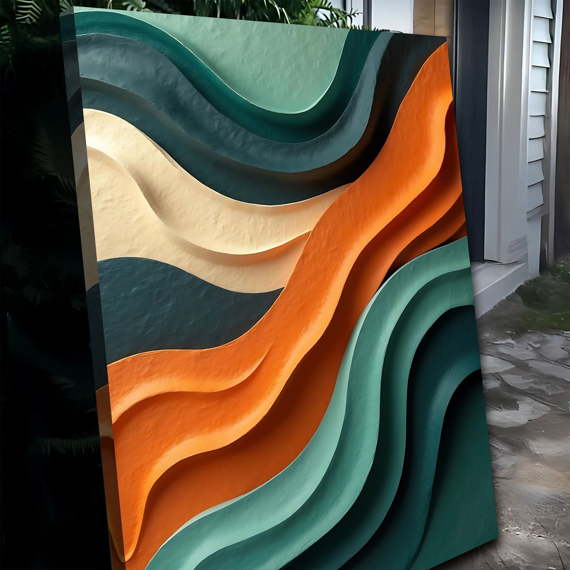 Wave Abstract Wall Art-4