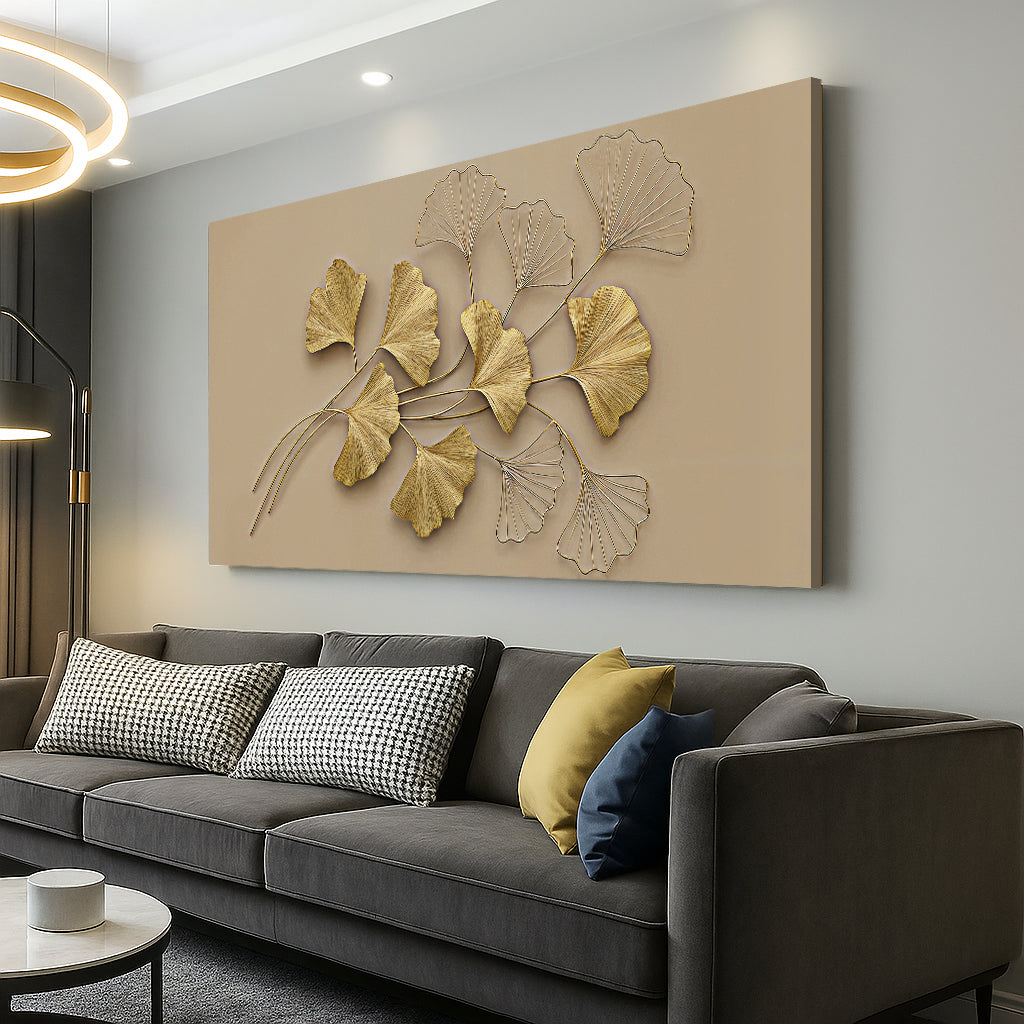 Golden Botanical Wall Art-3