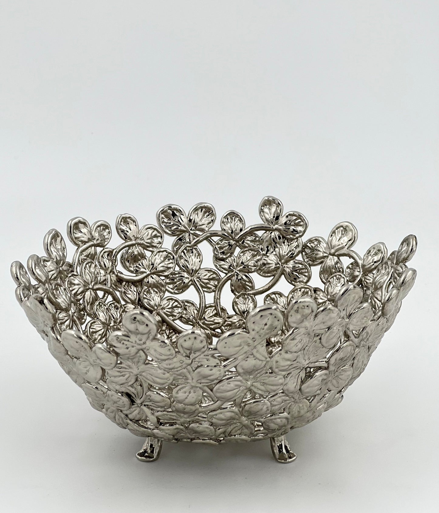 Small Leaf Bowl - Decorative Serveware | Nut Bowl | Centrepiece | Home Accent | Gold, Silver or Antique Finish-3