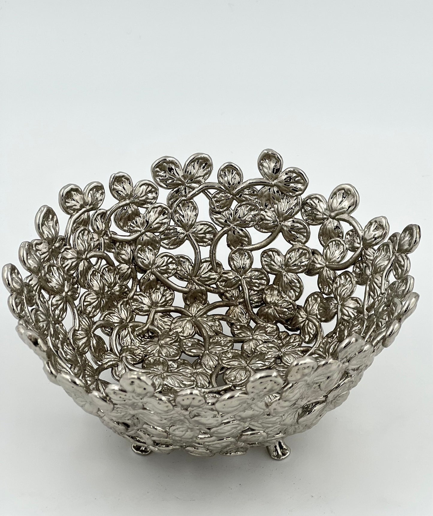 Small Leaf Bowl - Decorative Serveware | Nut Bowl | Centrepiece | Home Accent | Gold, Silver or Antique Finish-4