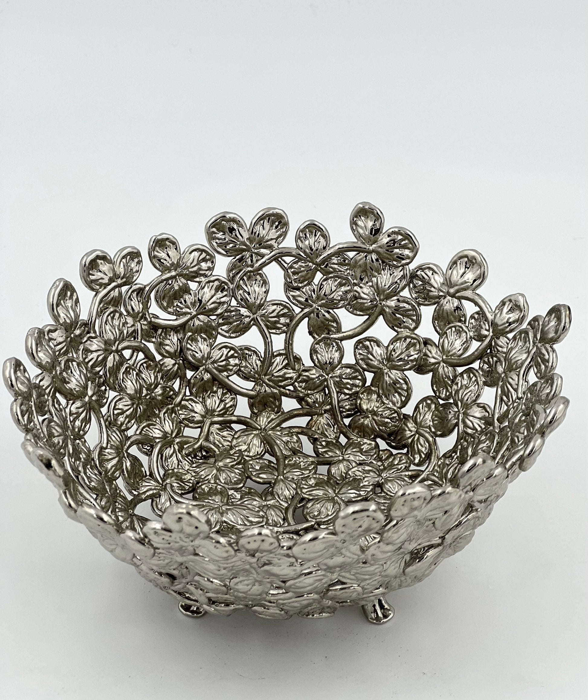 Small Leaf Bowl - Decorative Serveware | Nut Bowl | Centrepiece | Home Accent | Gold, Silver or Antique Finish-4
