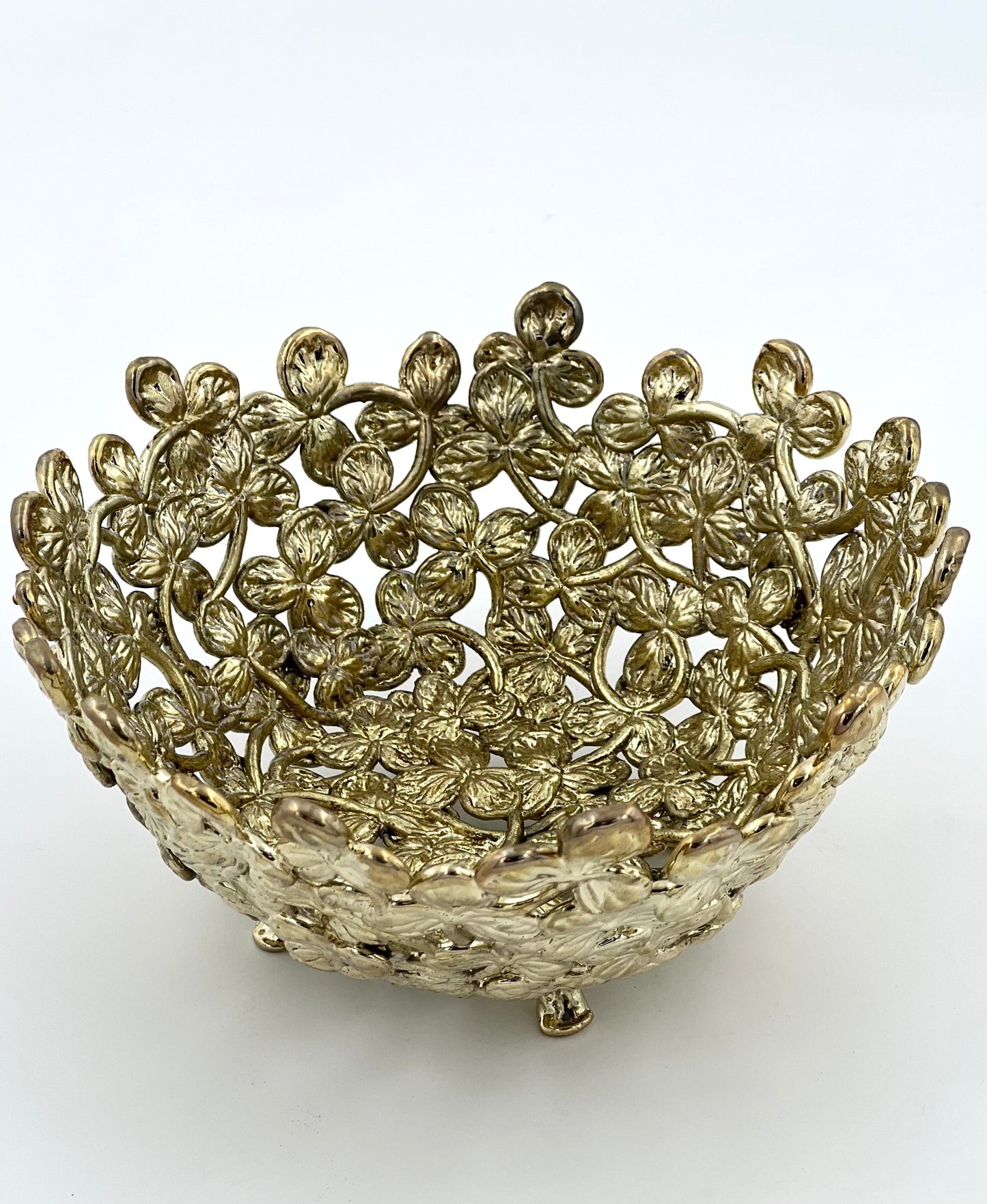 Small Leaf Bowl - Decorative Serveware | Nut Bowl | Centrepiece | Home Accent | Gold, Silver or Antique Finish-2