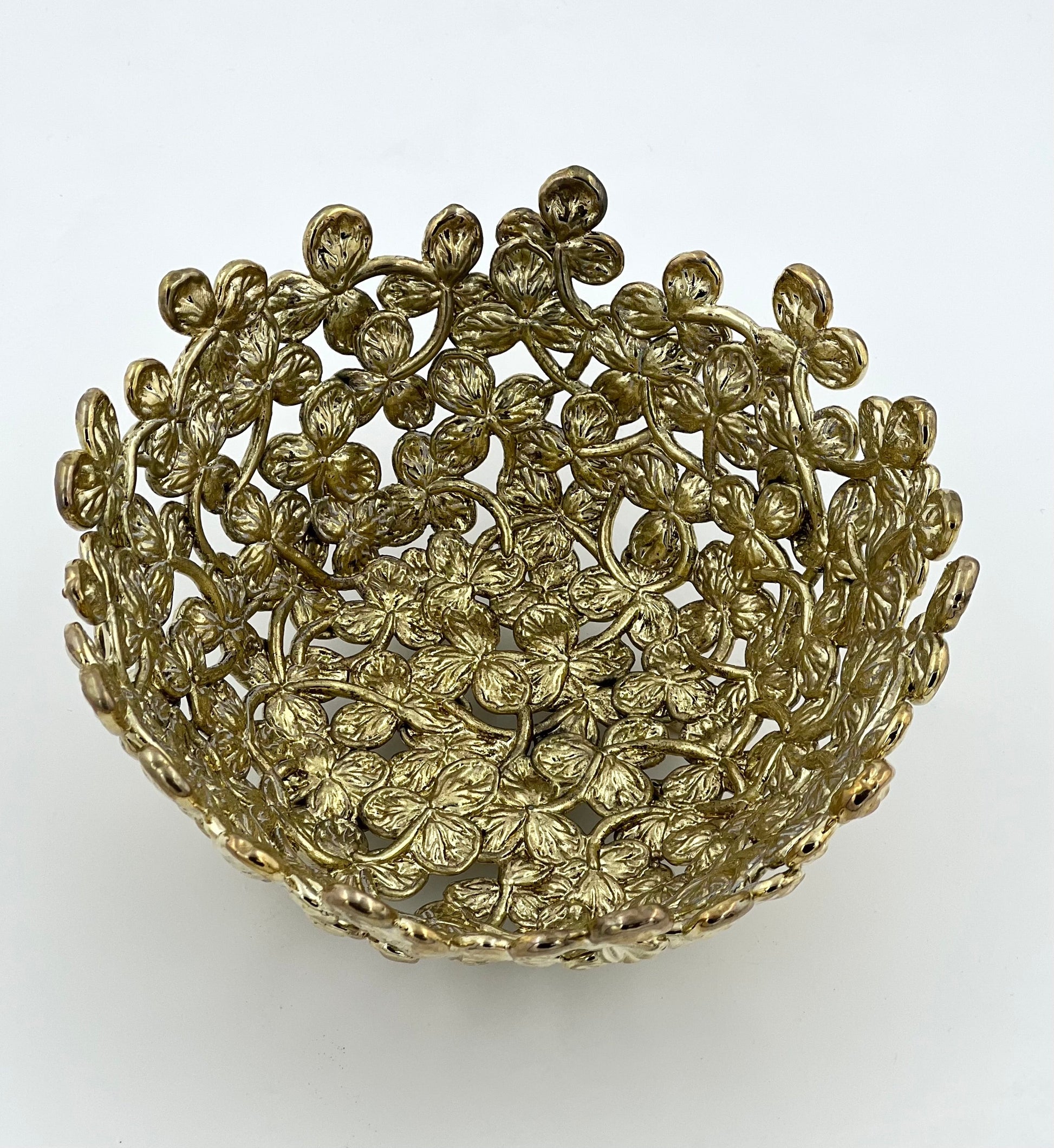 Small Leaf Bowl - Decorative Serveware | Nut Bowl | Centrepiece | Home Accent | Gold, Silver or Antique Finish-1