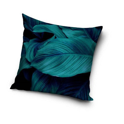 Leaf pattern cushion cover 40x40 cm-0
