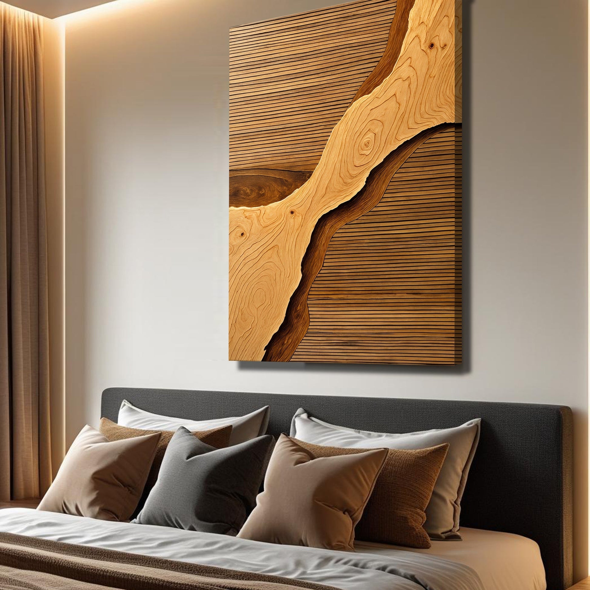Wood Rift Wall Art-1