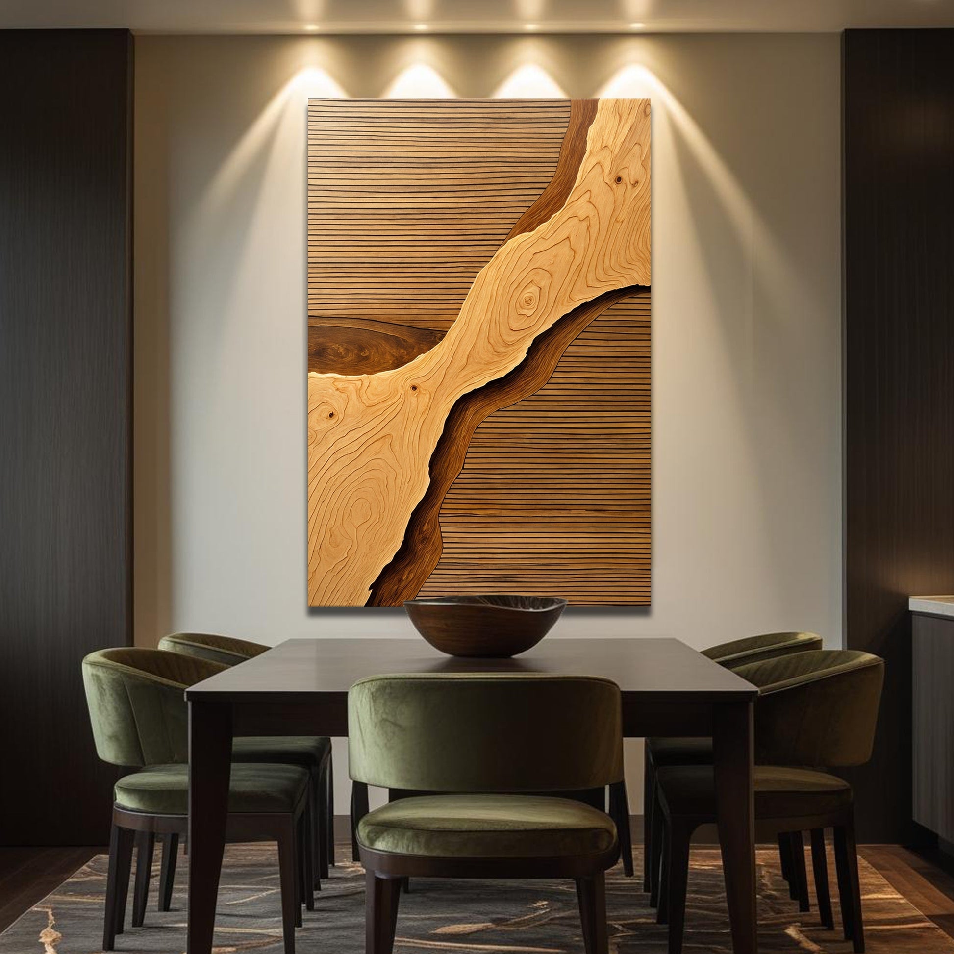 Wood Rift Wall Art-3
