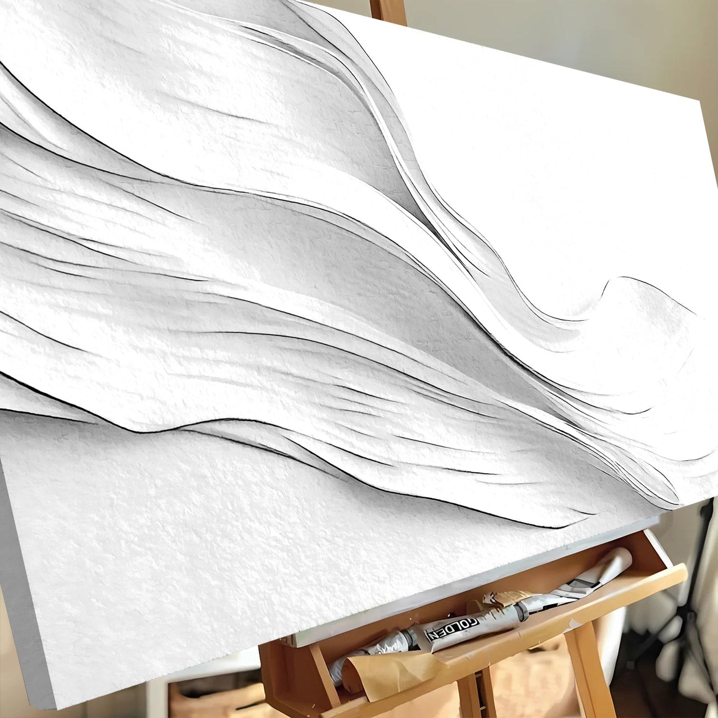 White Minimalist Wall Art-4
