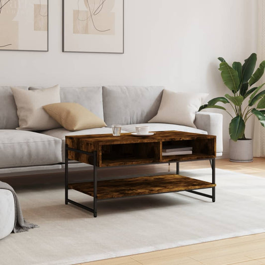 vidaXL Coffee Table Accent Storage Side Living Room Furniture Engineered Wood