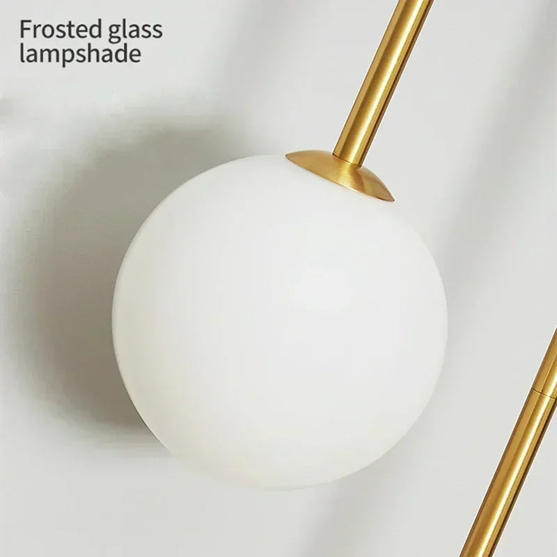 Modern Gold LED Wall Lamp: Illuminate Your Bedroom and Living Spaces with Style