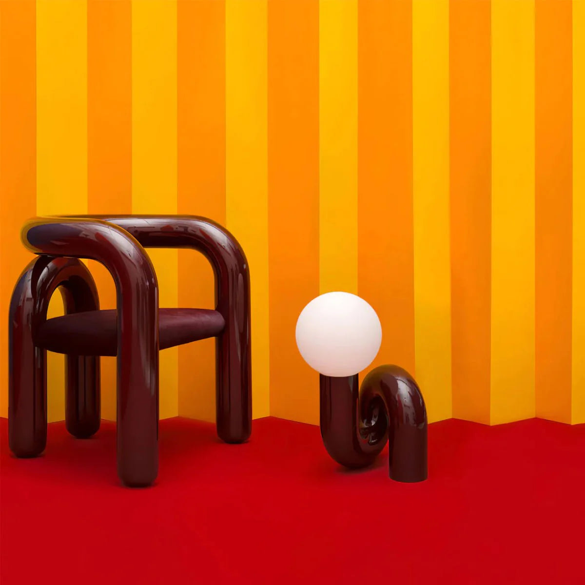 Lampada da Comodino Moderna a Spirale – Lampada da Scrivania Creativa e Divertente